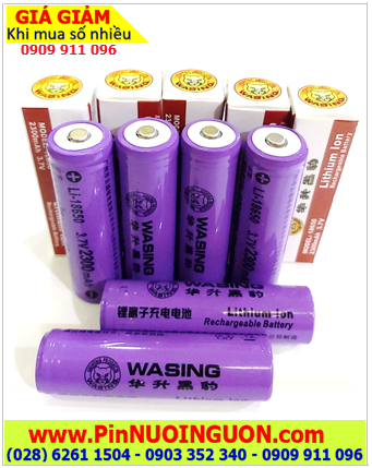 Wasing 2300mAh; Pin sạc 3.7v 18650 Wasing 18650 2300mAh (18mmx65mm) chính hãng| CÒN HÀNG